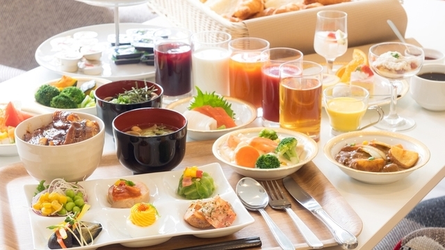 北海道　十勝を味わえる朝食バイキング♪朝6：30?9：30　十勝帯広名物　豚丼もご用意しております☆