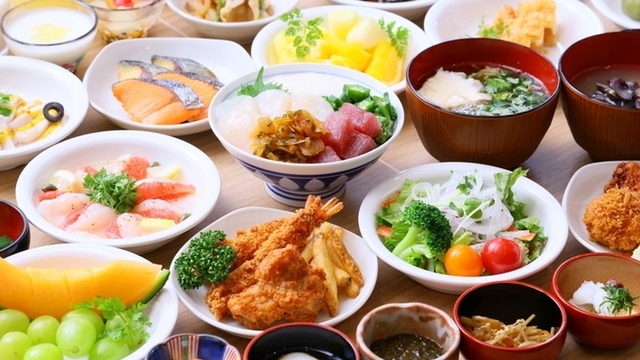 ◆朝食盛り付け一例