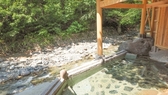 【2021年7月リニューアル】＜せせらぎの湯＞谷川の清流に面した混浴露天風呂（女性専用時間あり）