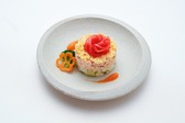 サーモンのミモザ風