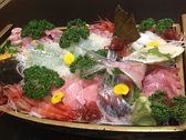 お刺身いっぱい。今日のお魚は・・・