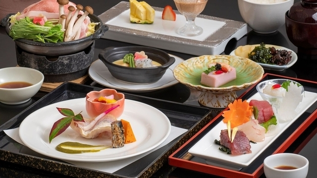 【2026春】お手軽会席　新鮮な魚介類やパールポーク、旬の野菜を使用した彩り豊かな品々をご用意
