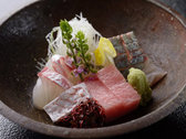 【お料理】鮮魚のお造り盛り合わせ