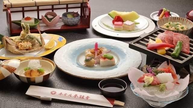 【ご夕食】春の会席一例(2026年)春の味覚をお愉しみください。