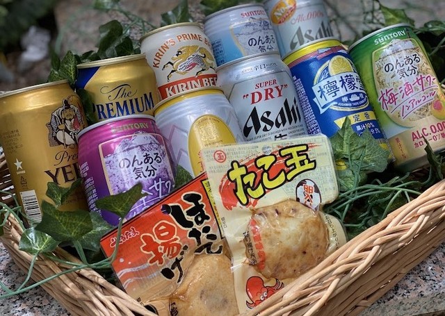 ビジネスプラン(素泊まり・朝食のみ）特典　おつまみセットです。