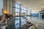 一番広いお風呂、岩風呂です。
