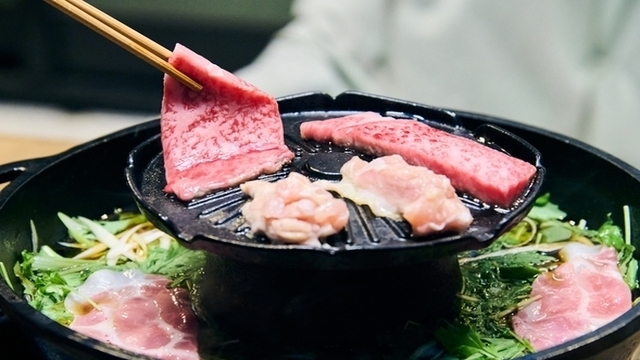 焼きしゃぶ鍋