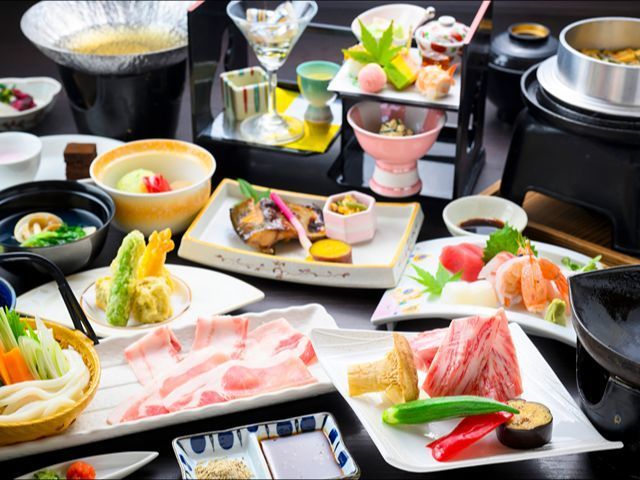 【ミニステーキ＆選べるしゃぶしゃぶ】黒毛和牛のミニステーキとお好みの具材の小鍋を味わえる贅沢なプラン