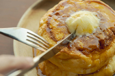 【Breakfast】朝から幸せな気分になれるパンケーキ。